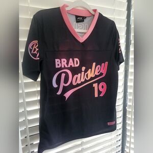 NWOT Brad Paisley Black & Pink Jersey